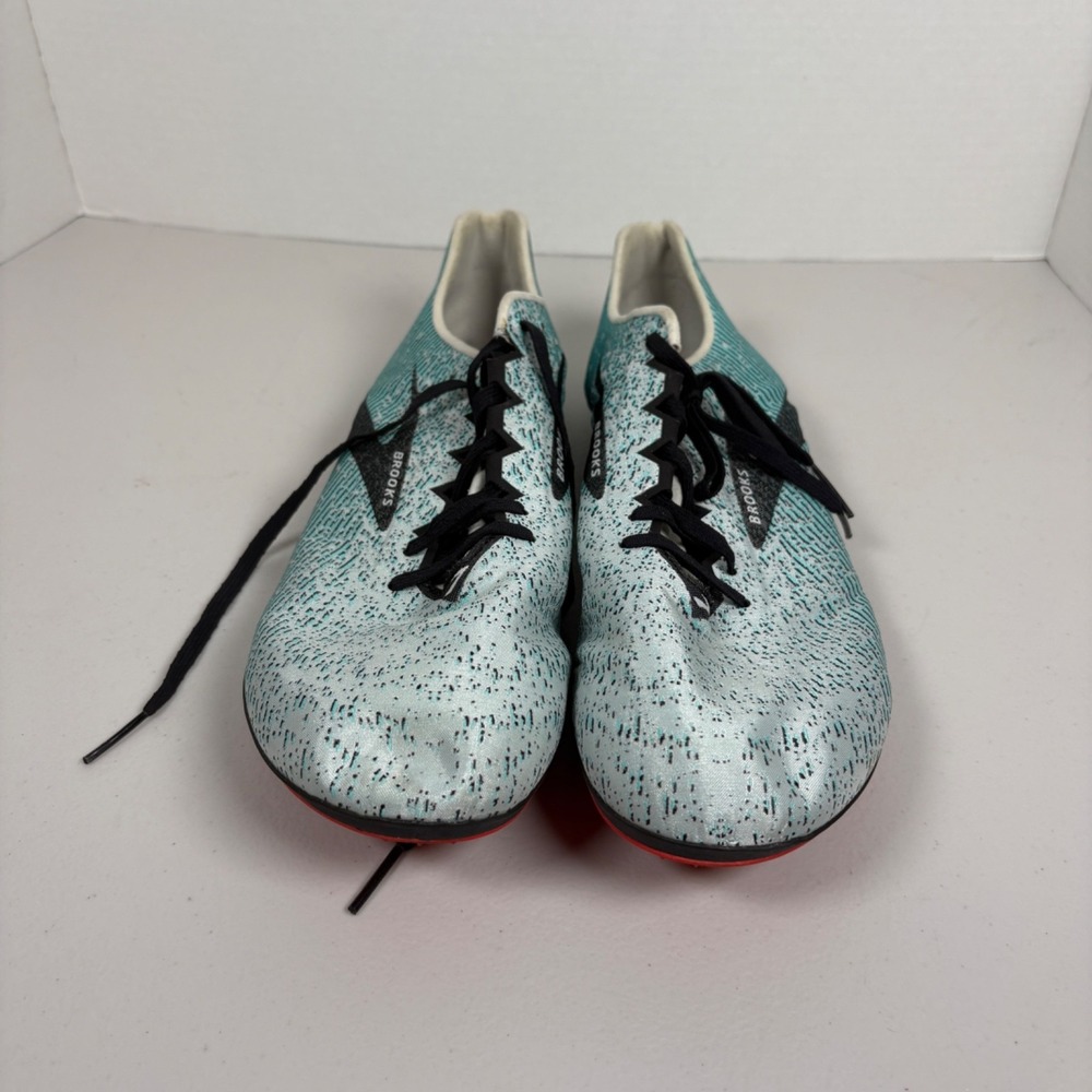 Brooks Mach 19 Spikless Men's Teal Track Corss Country Size 15 1103221D029